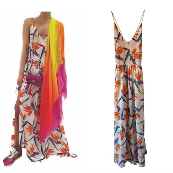 Fendi Dresses & Skirts - FENDI Maxi Silk Dress